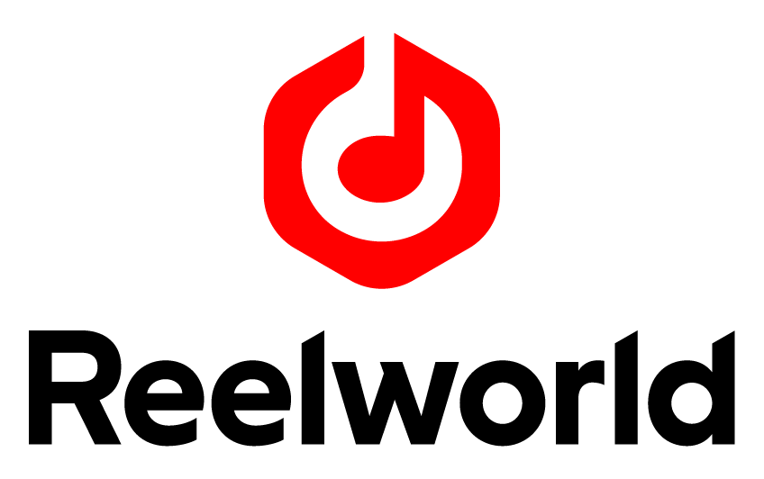 Reelworld logo stacked color