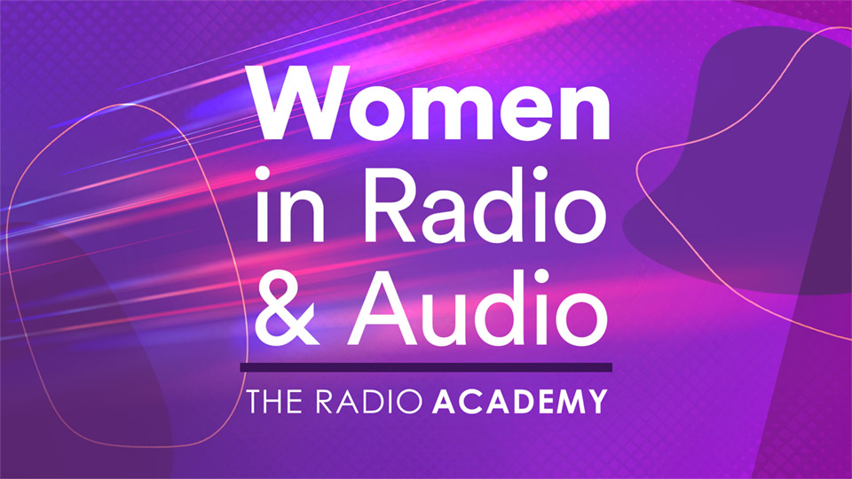 Women In Radio V4 background and logotype copy