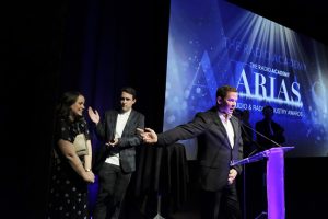 Award 11 - Scott and Chris Grace Hopper on stage