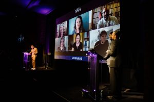 Award 17a - Richie Anderson and zoom guests on stage