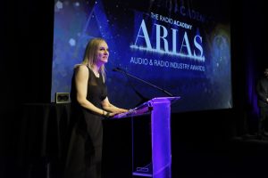 Award 18 - Stephanie Hirst on stage