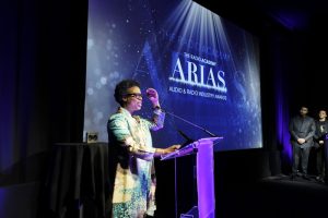 Award 21 - Lorna Clarke on stage