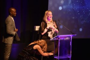 Award 24 - Sheena Mason Harriet Scott on stage