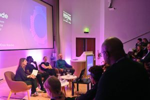 The Radio Academy Festival in the Royal College of Surgeons on Wednesday 7 Sept. 2022. Photo by Mark Allan