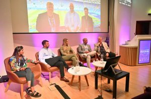 The Radio Academy Festival in the Royal College of Surgeons on Wednesday 7 Sept. 2022. 
Photo by Mark Allan