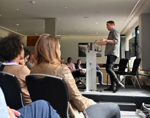 The Radio Academy Festival in the Royal College of Surgeons on Wednesday 7 Sept. 2022. Photo by Mark Allan