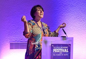 The Radio Academy Festival in the Royal College of Surgeons on Wednesday 7 Sept. 2022. 
Photo by Mark Allan