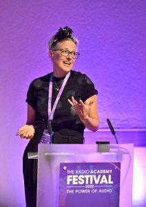 The Radio Academy Festival in the Royal College of Surgeons on Wednesday 7 Sept. 2022. 
Photo by Mark Allan