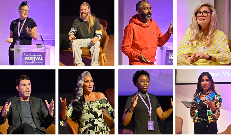 Some of the speakers at The Radio Academy Festival 2022