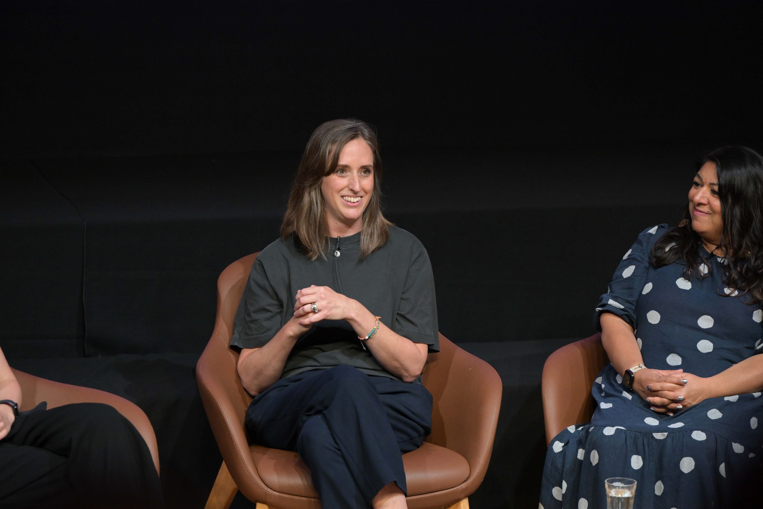 Ellie Buckland speaking on the Future Will Be Visualised panel