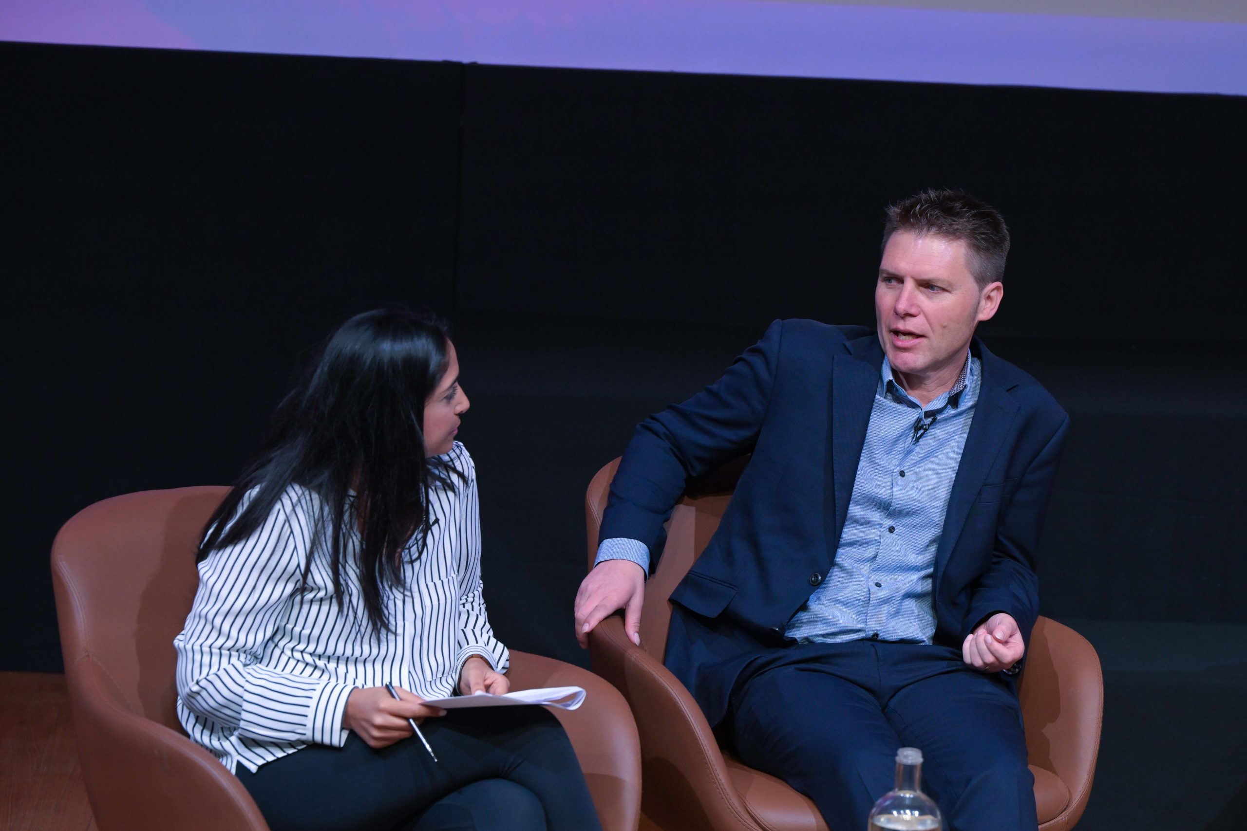 Nick Wallis in conversation on the Festival Stage