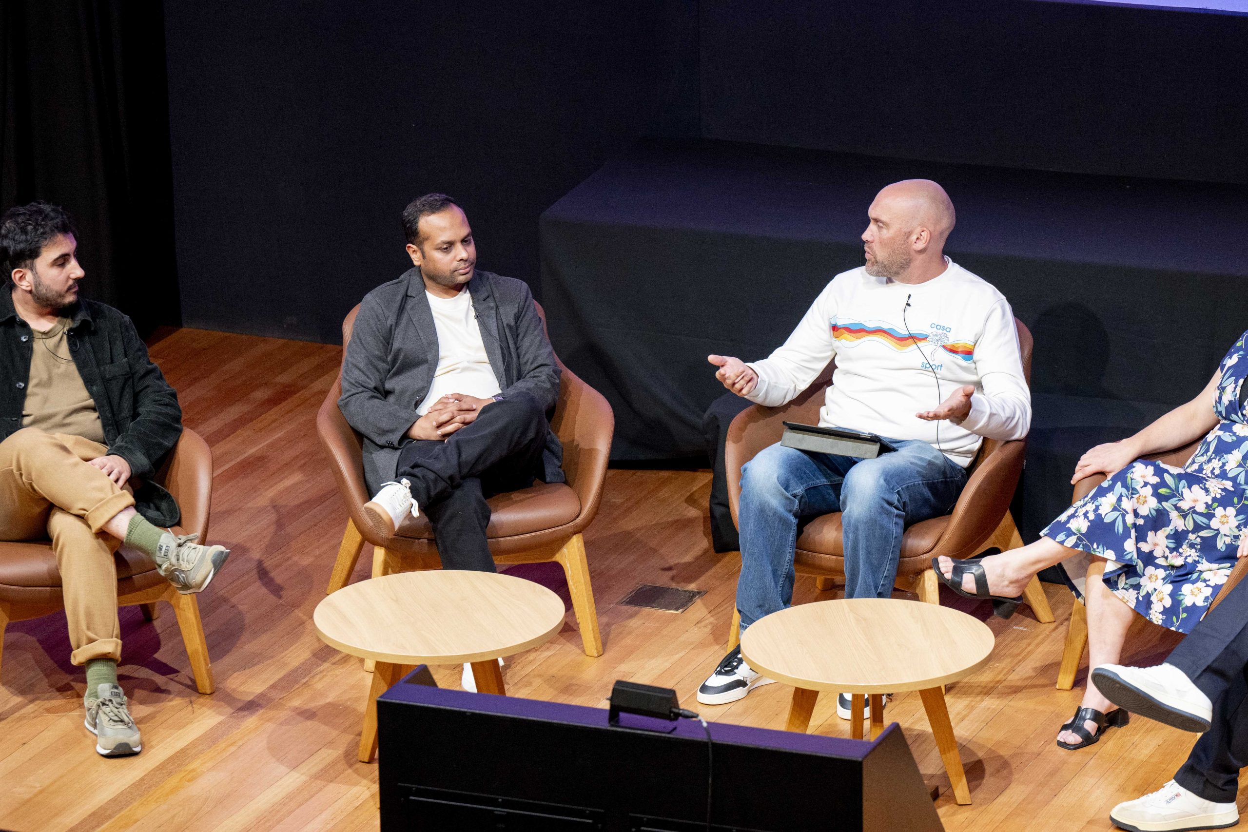 Rob Khan, Ahmed Hussain, Yvonne Milne and Pete Snodden