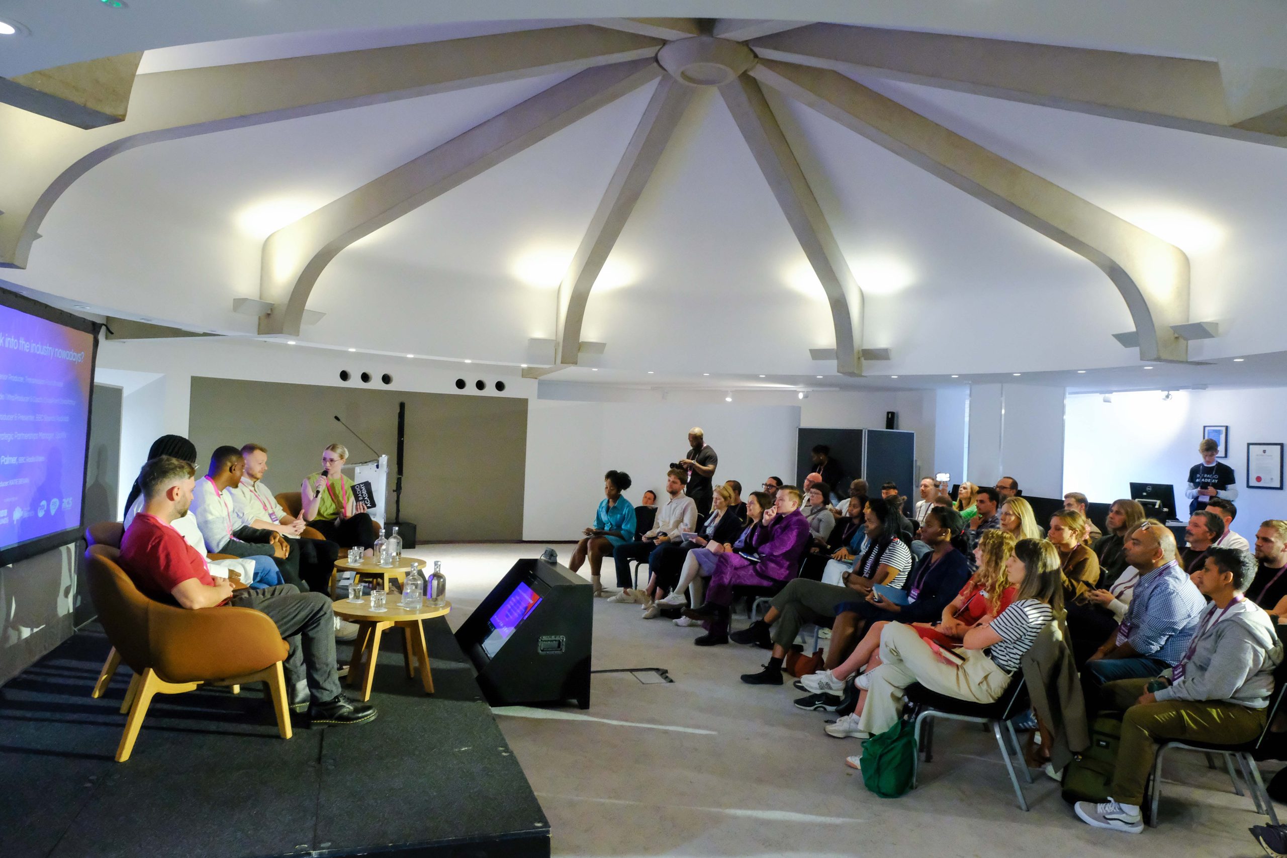 Packed Impact Stage for 'How do you break into the industry nowadays?'