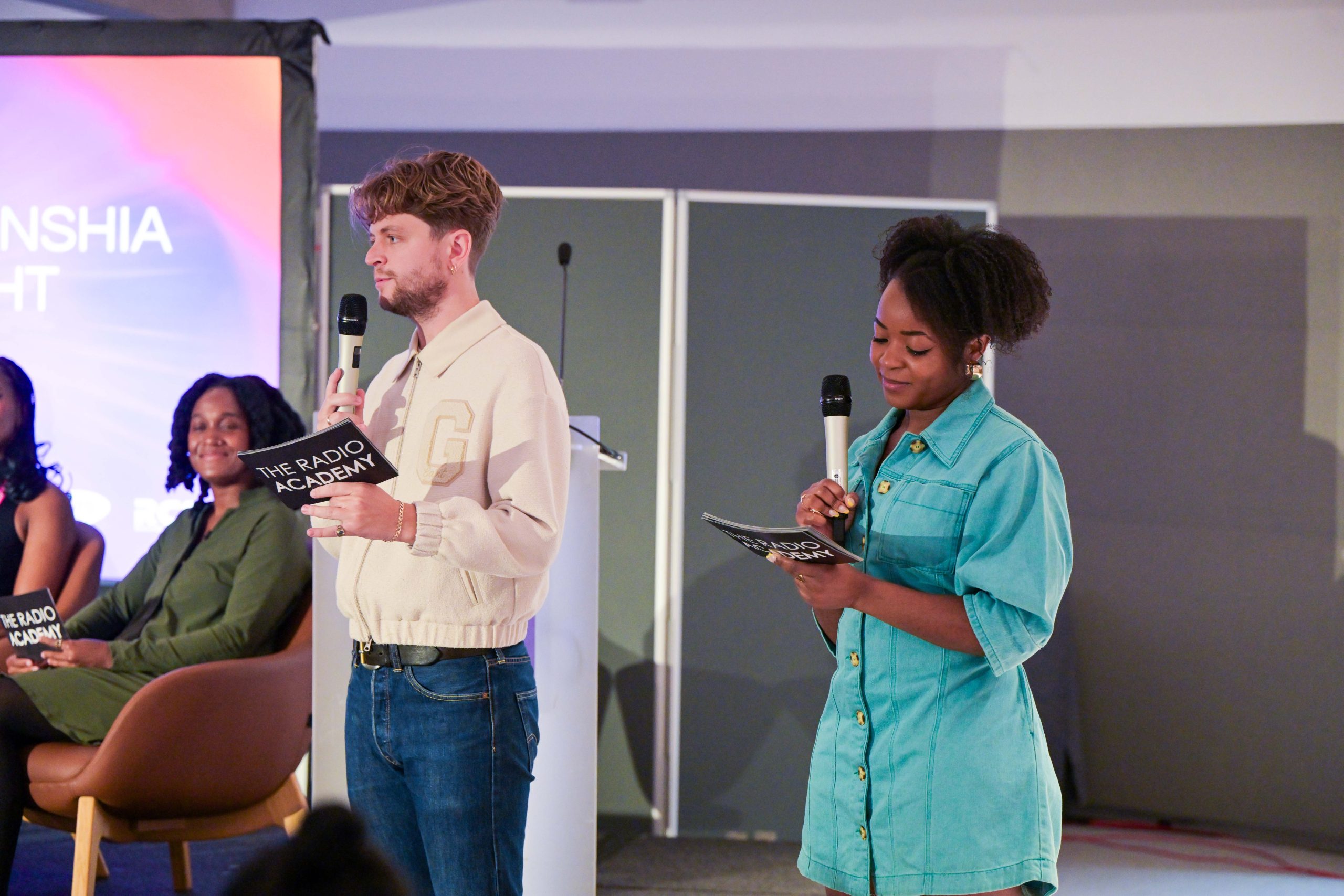 Impact Stage hosts: Conor Knight and Emma-Louise Amanshia