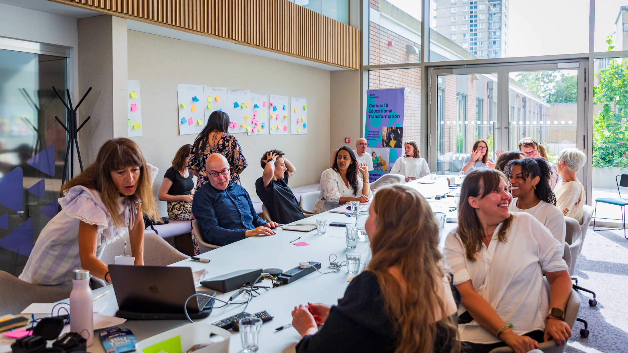 The RAMP cohort at the final session hosted by Bauer, photo by Emilie Dubois