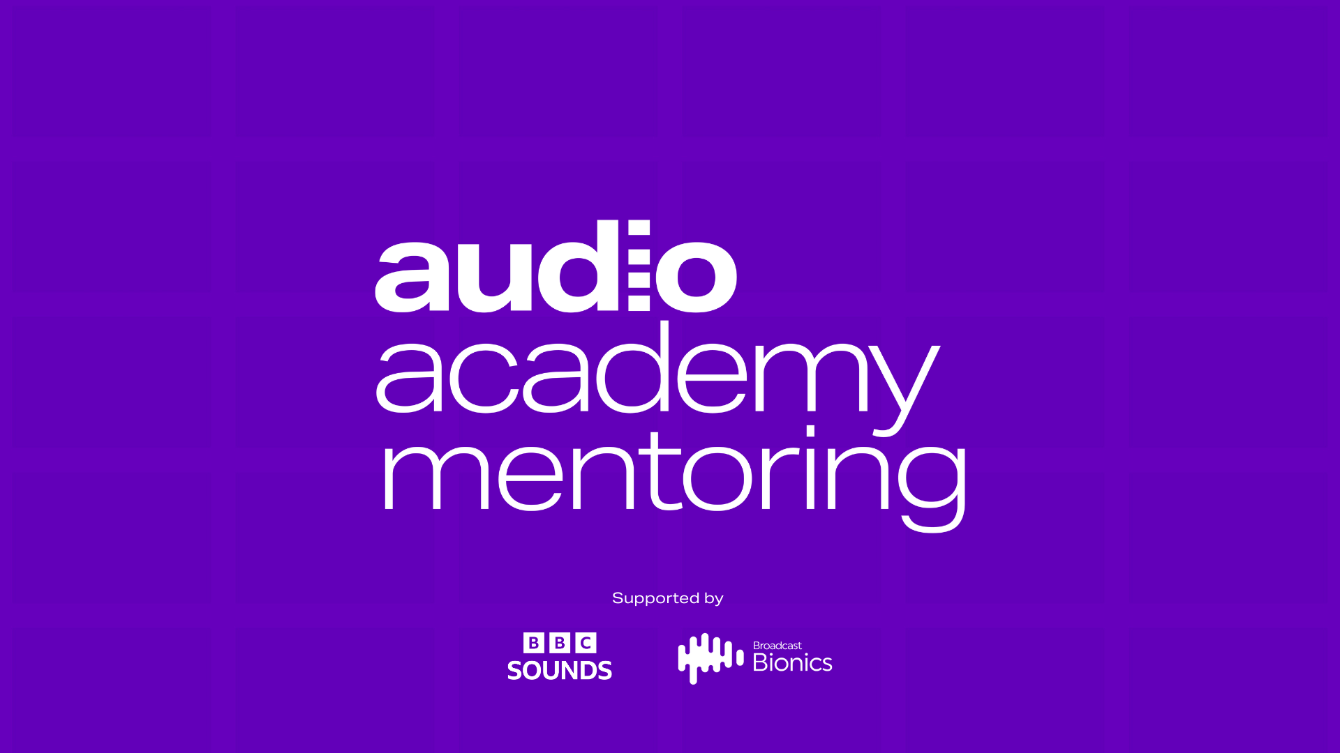 Audio Academy Mentoring Logo