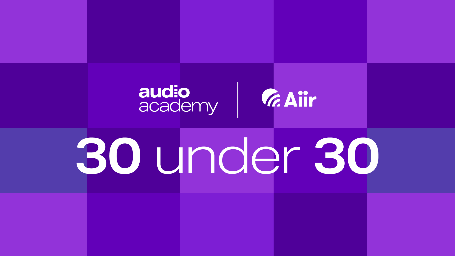 Audio Academy 30u30 Brand_01
